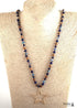 Boho Necklace, RH Tiger Eye, Star Brown Natural Stone